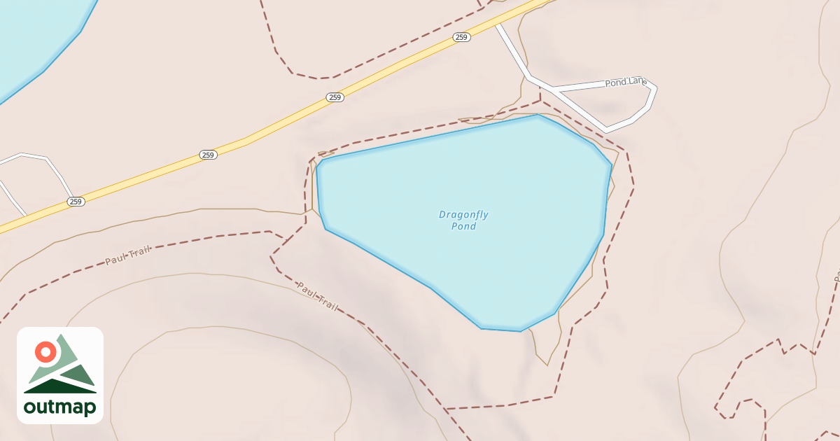 Map of Yellow Creek State Park Trails