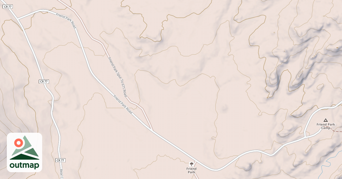 Map of FRIEND PARK ROAD