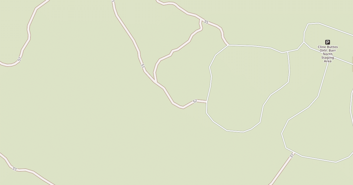 Map preview of Cline Buttes Tr 51