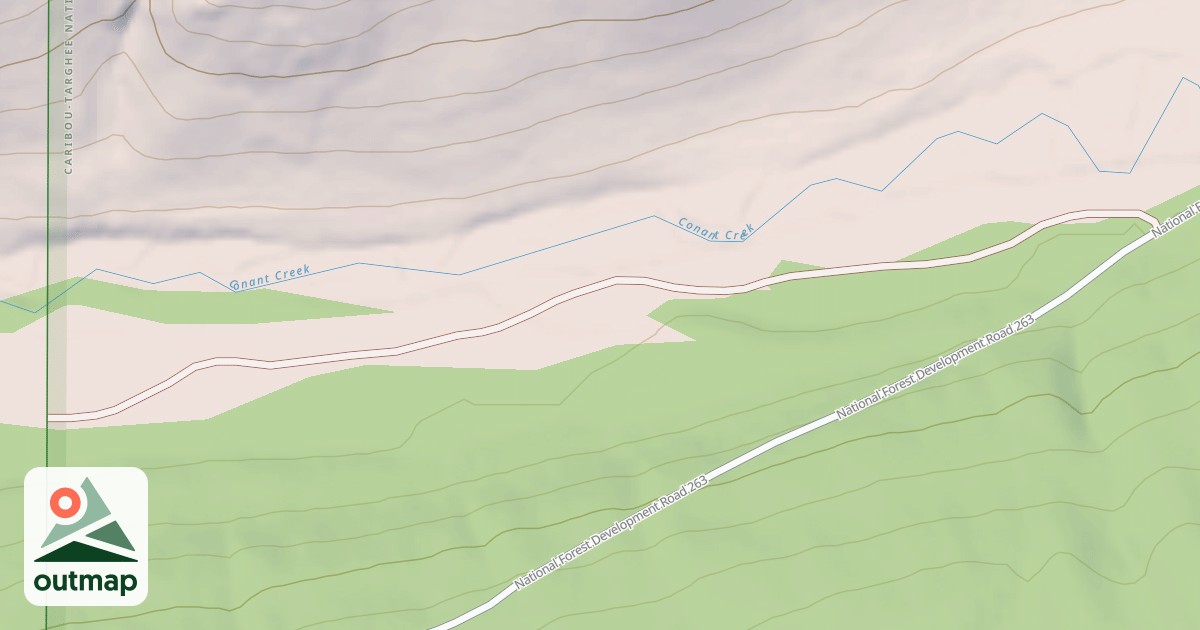 Map of CONANT WEST