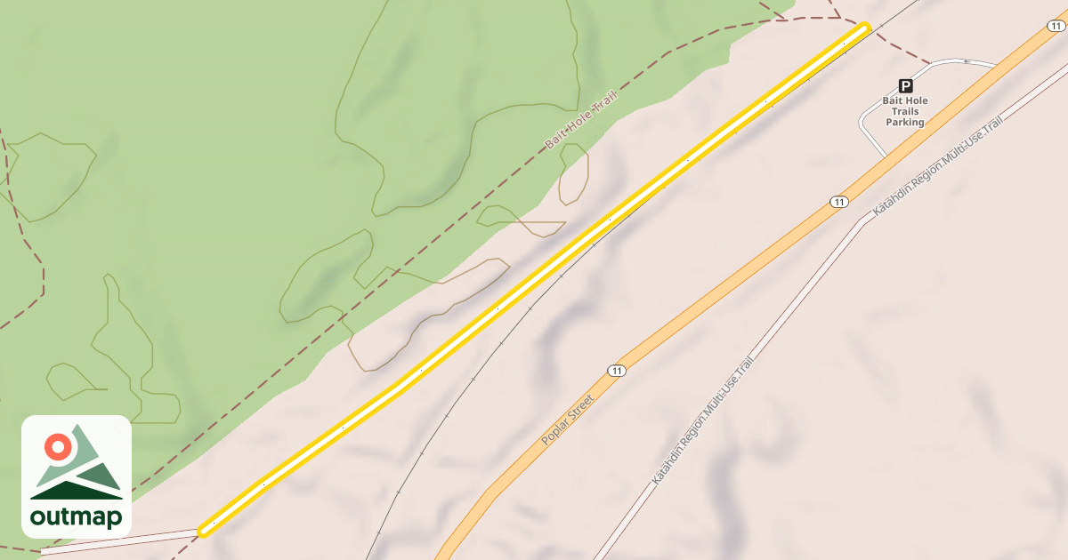 Map of Old Railroad Grade Xcountry Ski Trail