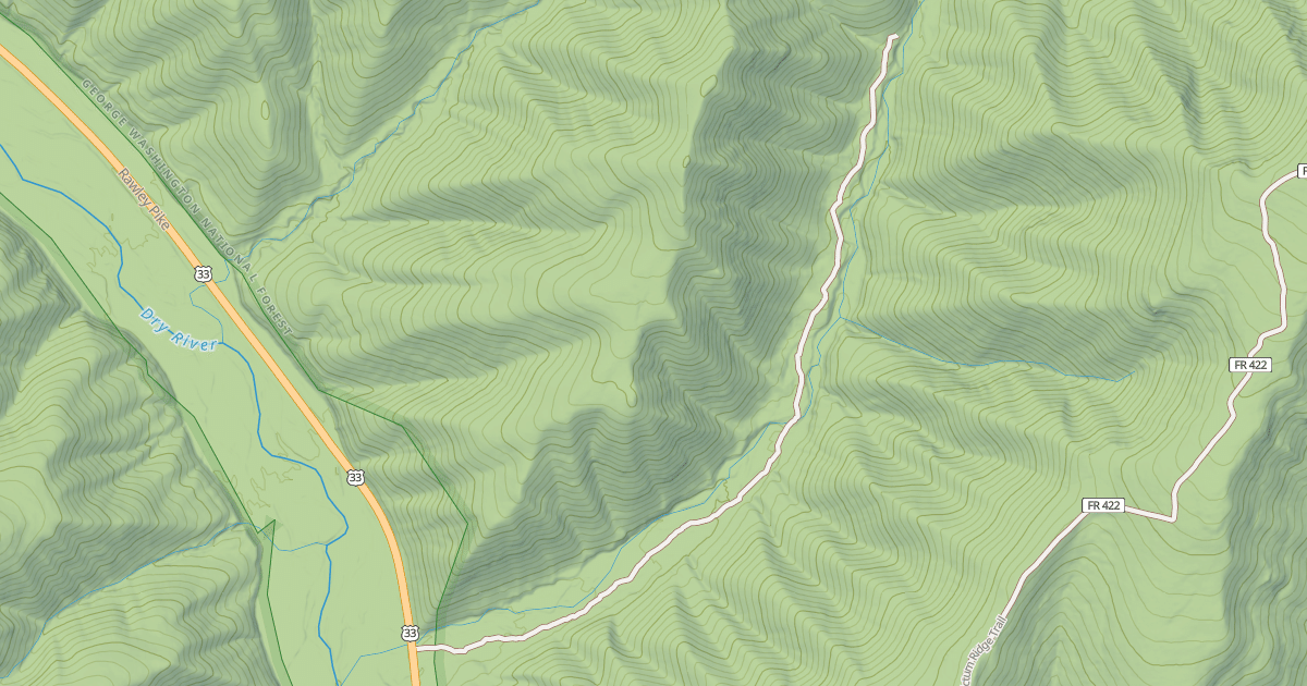 Map preview of KEPHART RUN