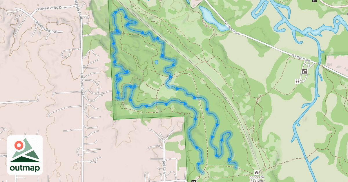 Map of Loop 3 (New Proud Lake)