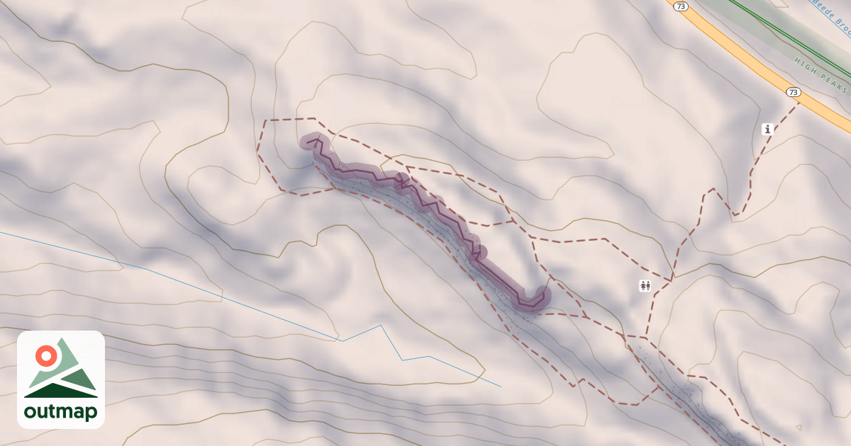 Map of Lower Beer Wall