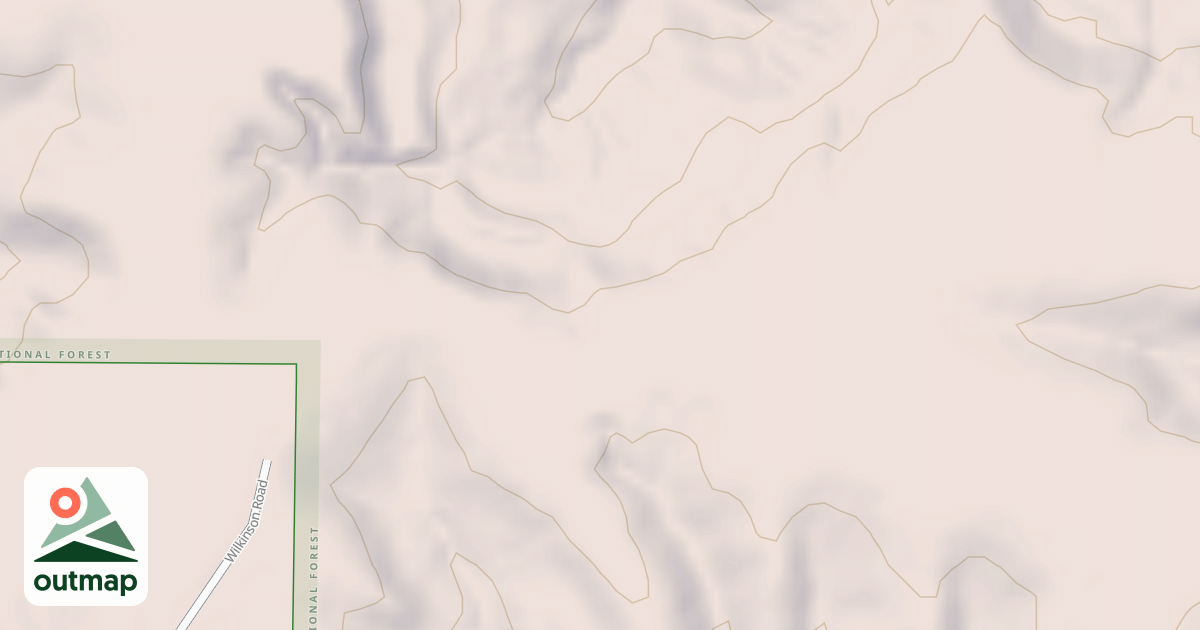 Map of USFS National Forest System Roads {CB144D34-2104-4A02-8C57-C1A12199782D}