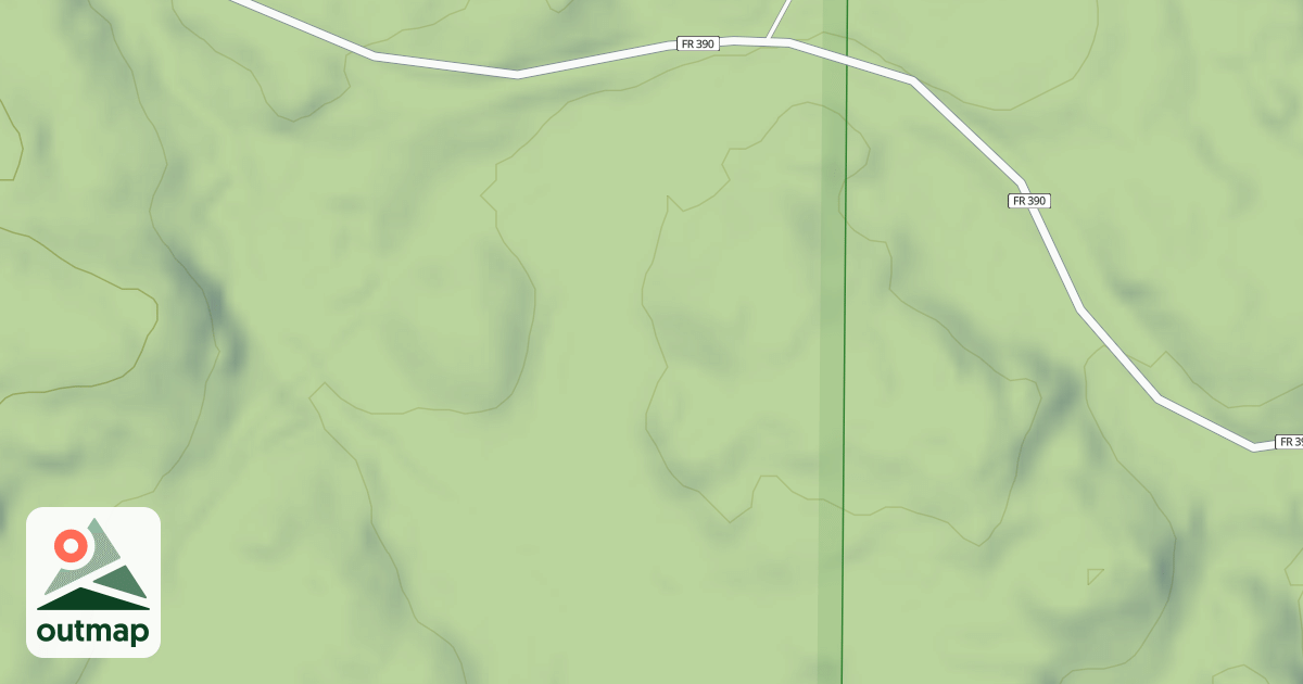 Map of FR 390B