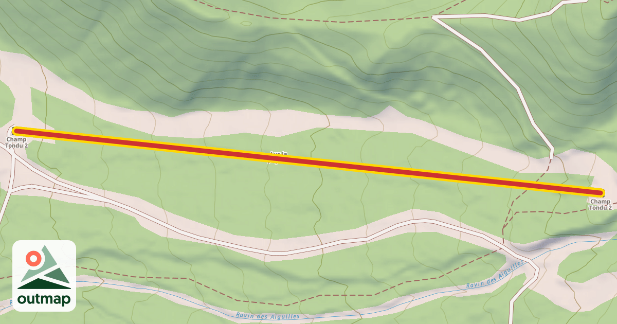 Map of Champ Tondu 2
