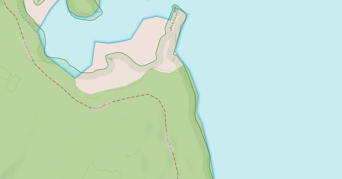 Map preview of Lake Loop