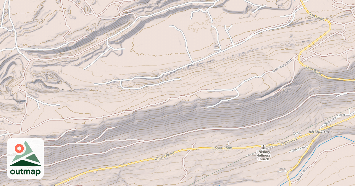 Map of Anthracite Outdoor Adventure Area Trails