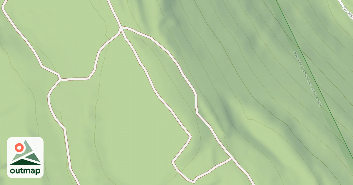 Map of Whiskey Springs Trails