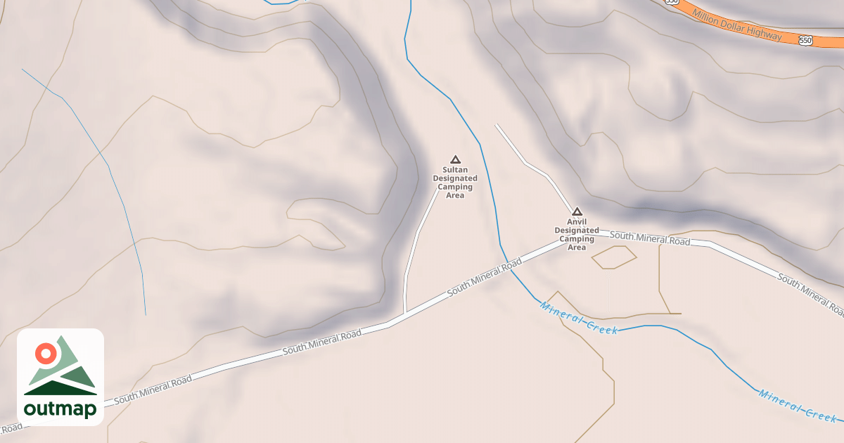 Map of SULTAN DISPERSED CG