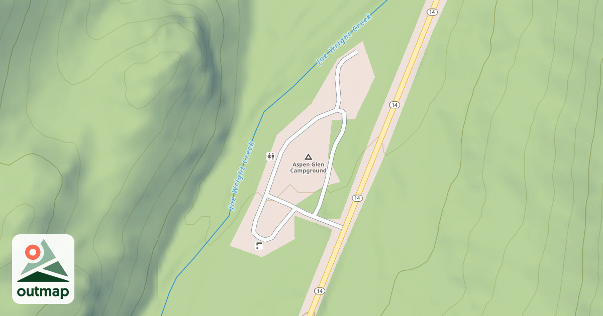 Map of ASPEN GLEN CG