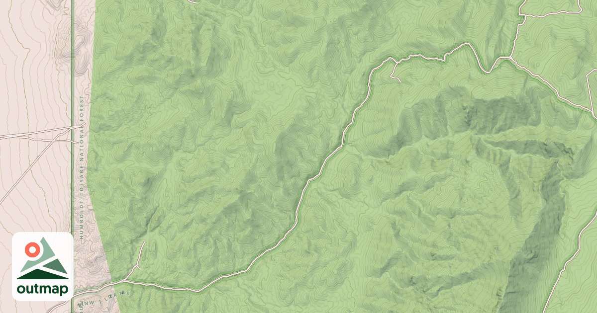 Map of BLACKROCK CANYON