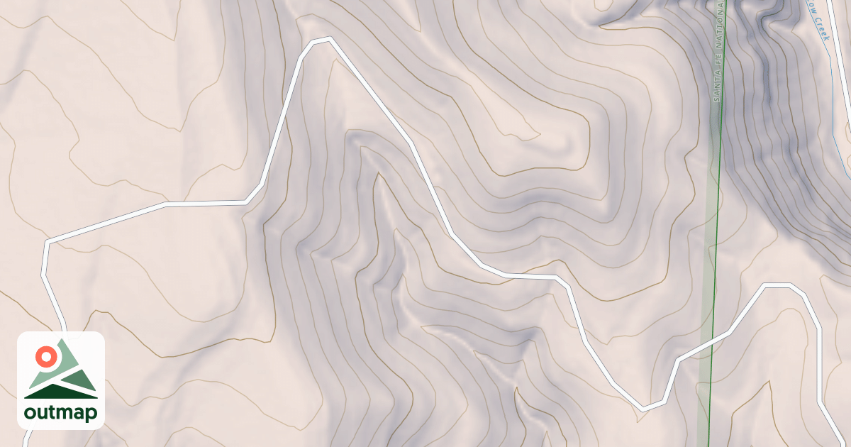 Map of USFS National Forest System Roads {A05C3D08-0BBD-46C5-B310-371AC17D3CFF}