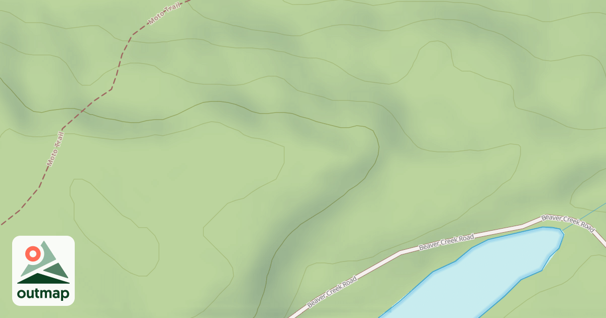 Map of Flat Mountain Trail 17
