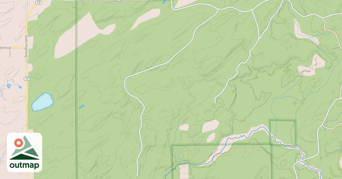 Map of LITTLE DEERSKIN ROAD