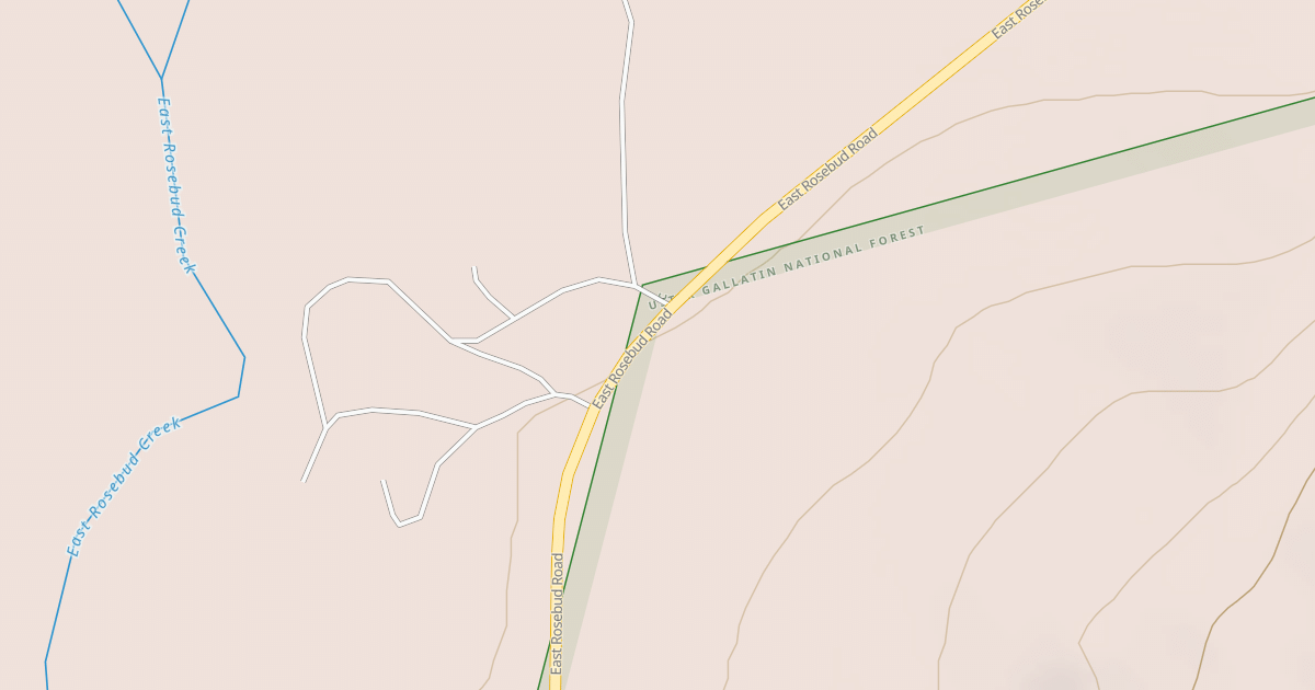 Map preview of EAST ROSEBUD