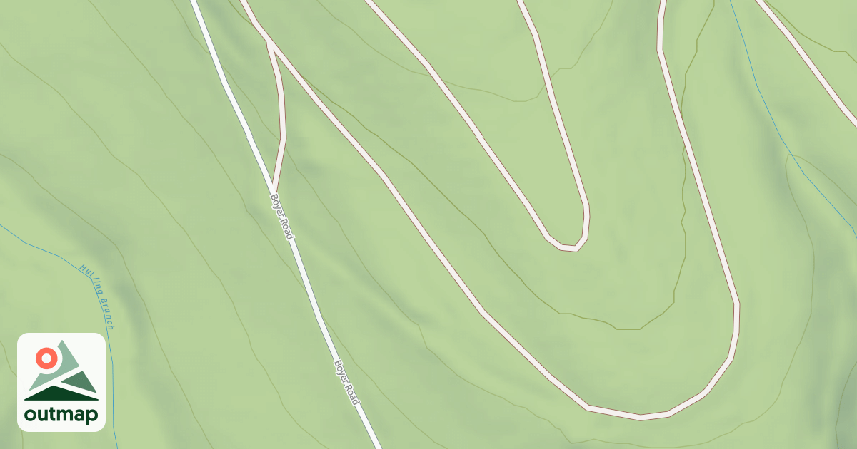 Map of Whiskey Springs Trails