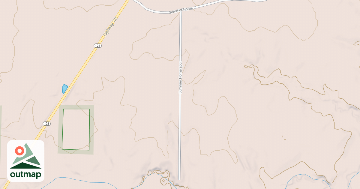 Map of SUMMER HOME SPUR