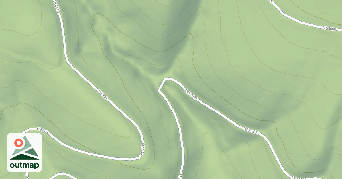 Map of (FDR) LICK CREEK