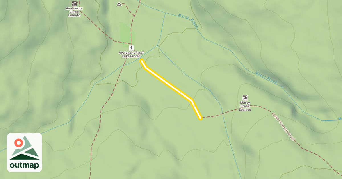 Map of Lake Arnold Trail