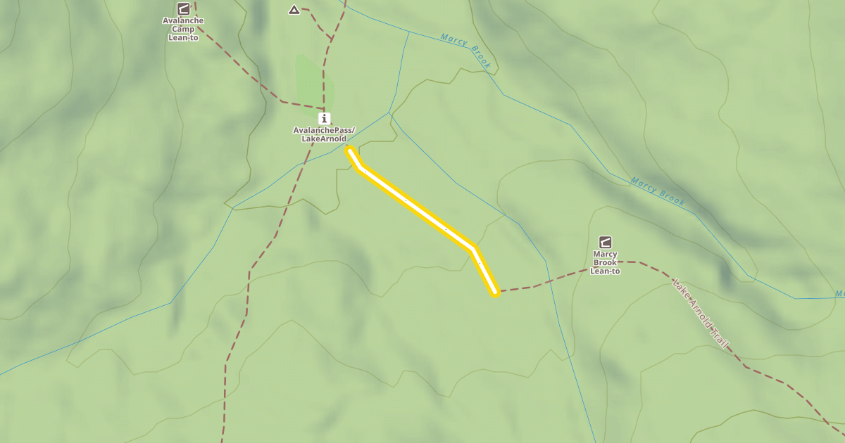 Map preview of Lake Arnold Trail