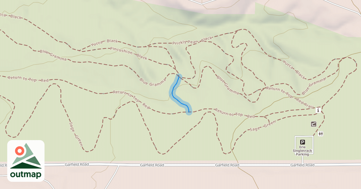 Map of Return to Top - Red