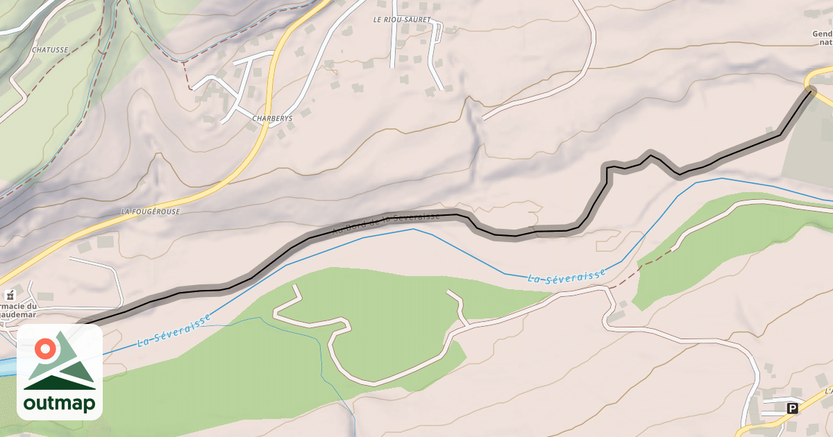 Map of Au Bord de la Severaisse