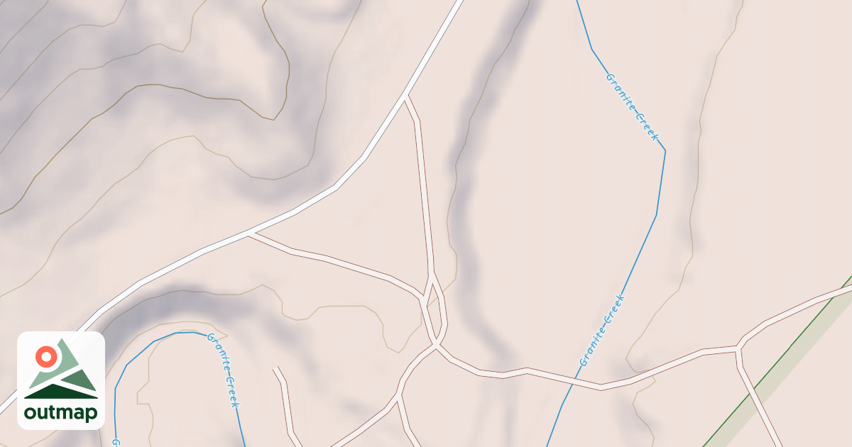 Map of GRANITE CR DISP REC SITE D