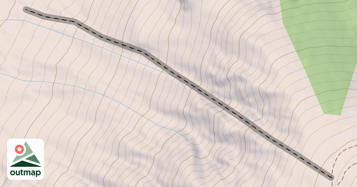 Map of Steep Gully 1