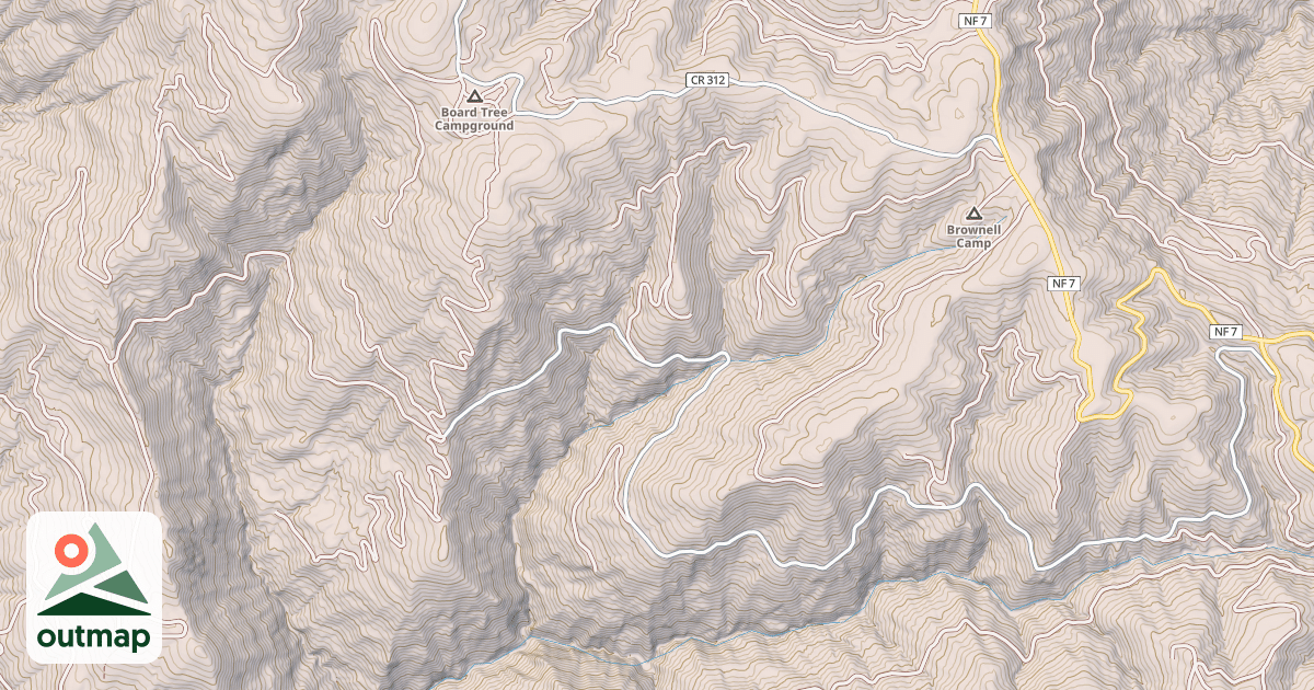 Map of MARKHAM RIDGE