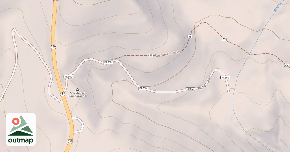 Map of RATTLE SNAKE
