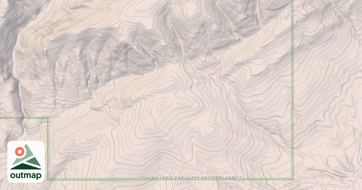 Map of DUNCAN CUT ACROSS