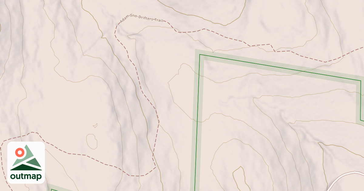 Map of Adams Sno-Drifter Trail
