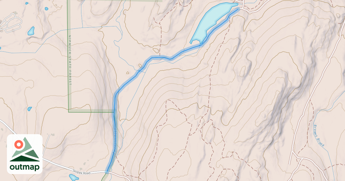 Map of Paine Hill Road
