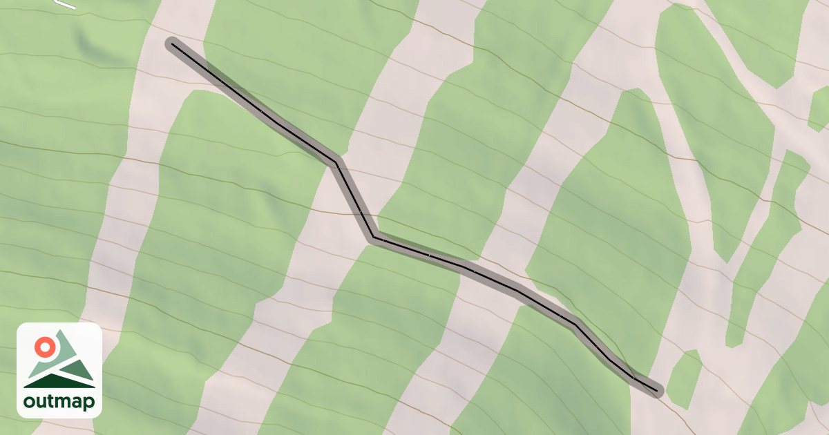 Map of Warm Up Road