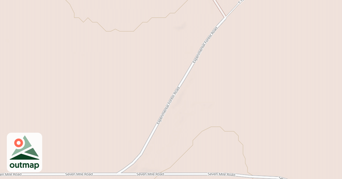 Map of KANE EXPERIMENTAL FOREST