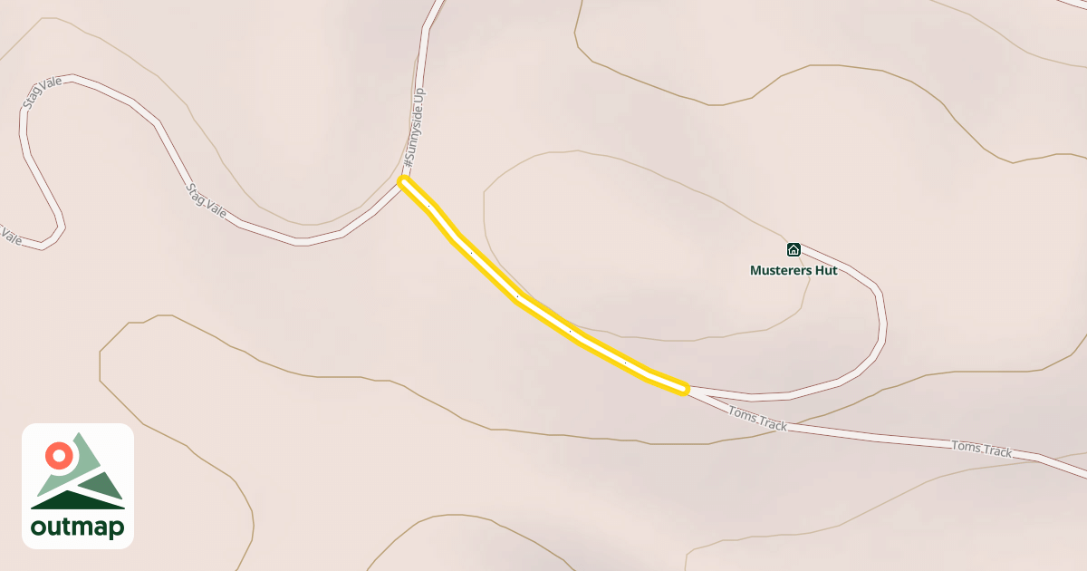Map of Toms Track