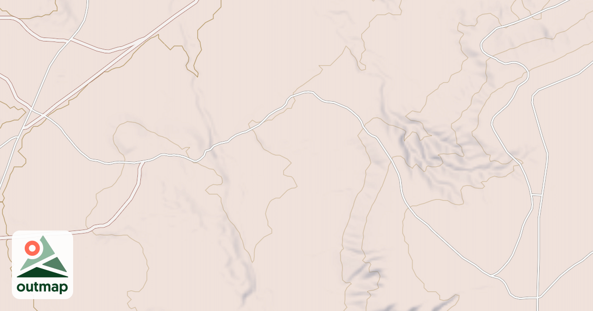 Map of Hackberry Trail System - Outer Loop Trail