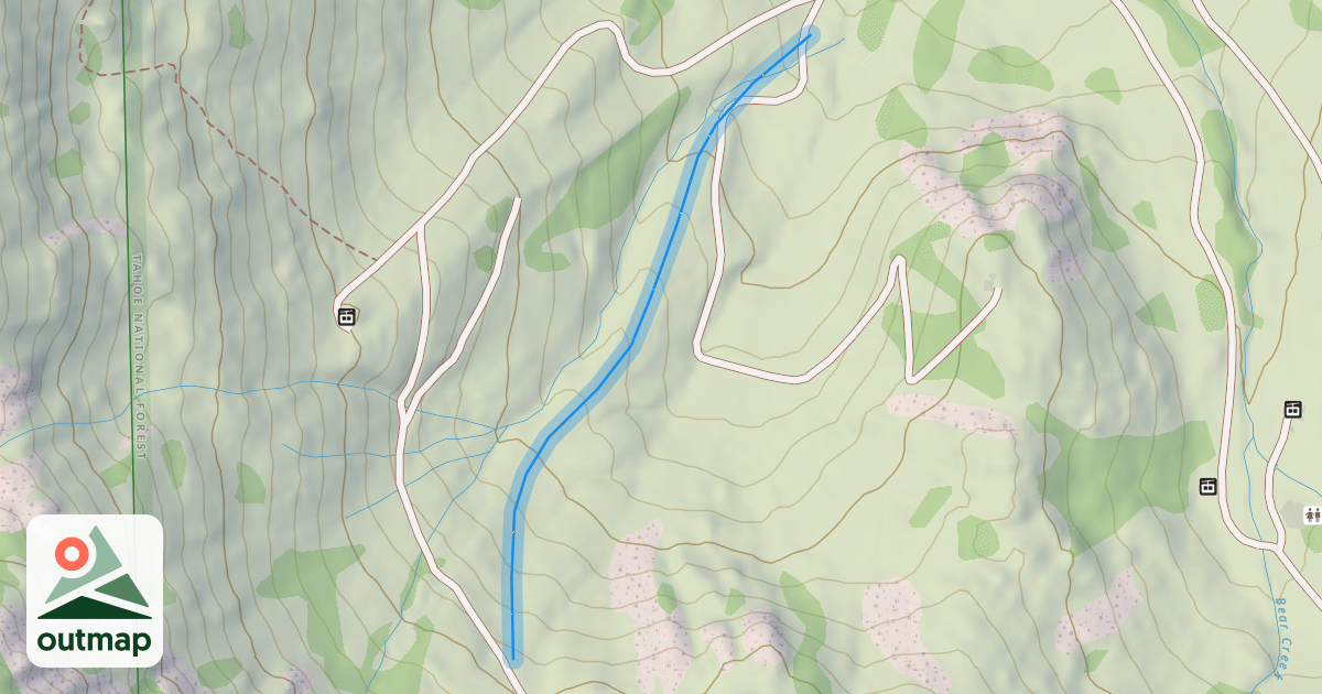 Map of Kangaroo Ridge