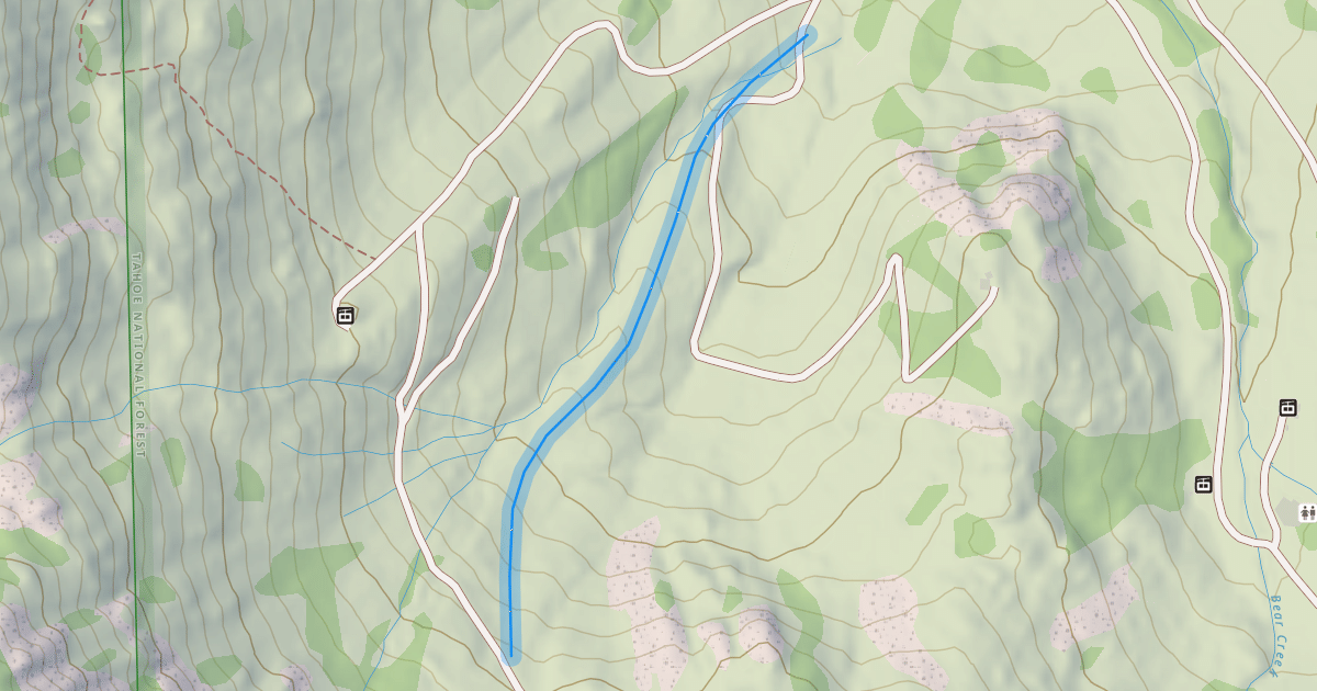 Map preview of Kangaroo Ridge