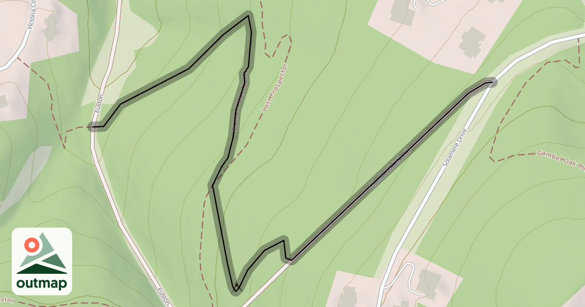 Map of Gambel Oak North