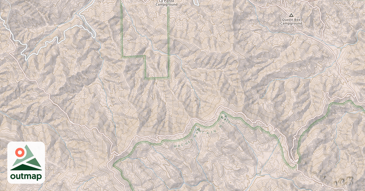 Map of USFS Motor Vehicle Use Map Trails 7717