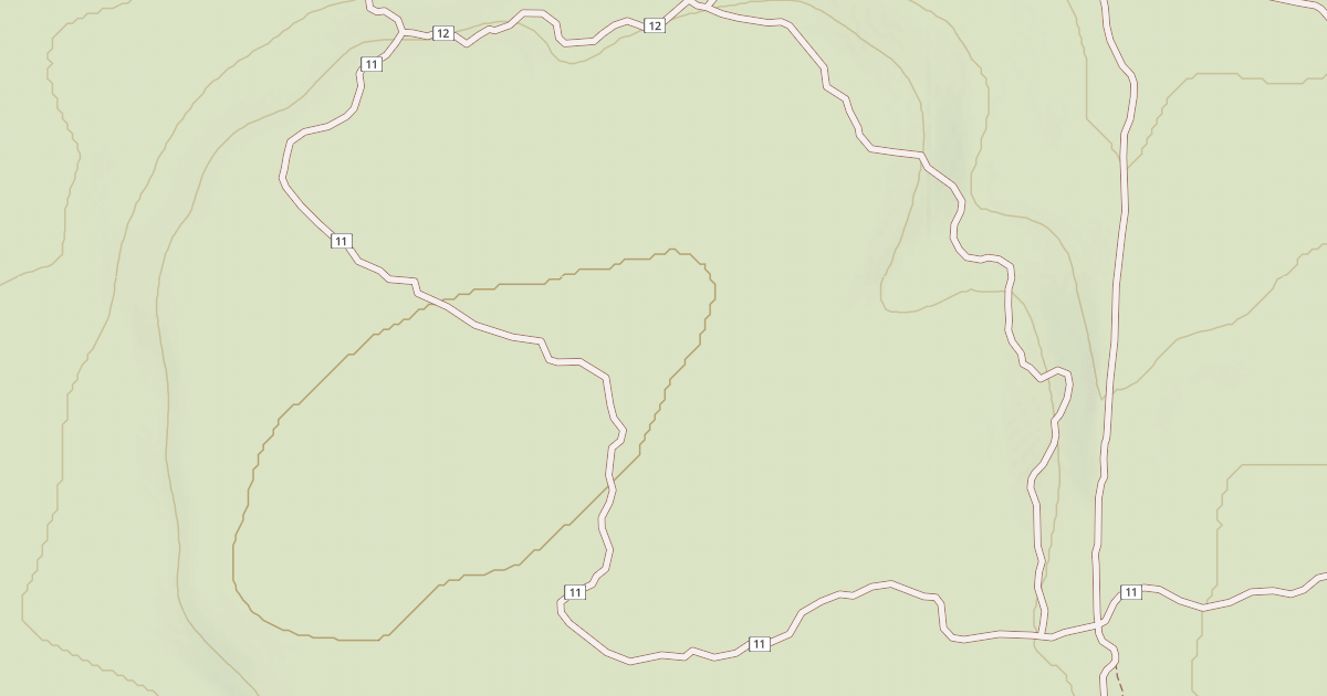 Map preview of Cline Buttes Tr 11