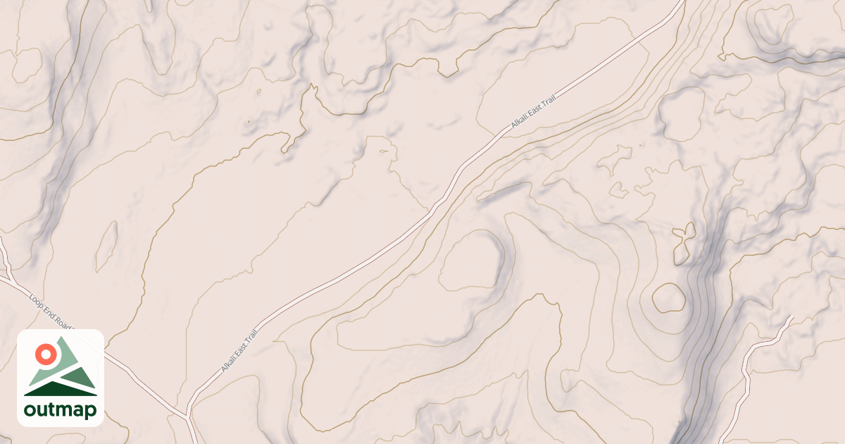 Map of ALKALI EAST TRAIL