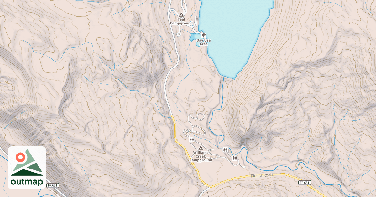 Map of WILLIAMS CRK