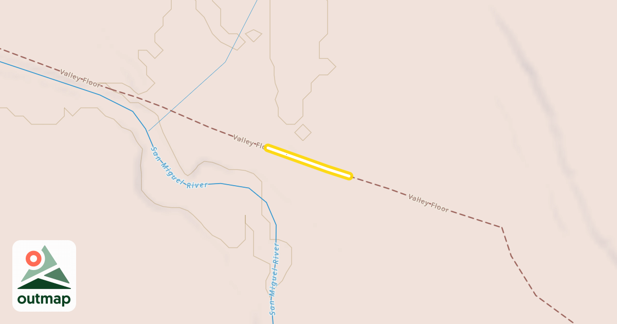 Map of Valley Floor