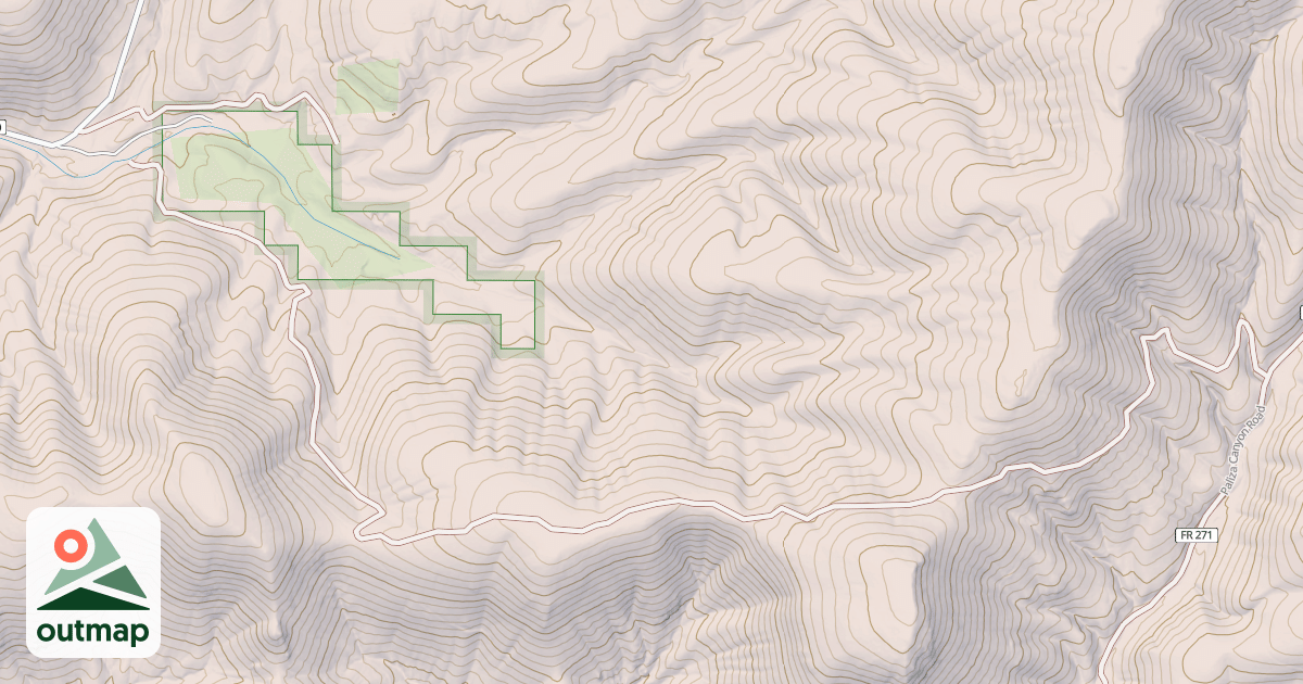 Map of USFS Motor Vehicle Use Map Roads {B109F814-E4BB-4DD7-BA62-B869F5F0BA89}