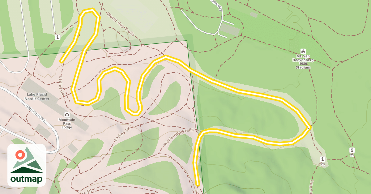 Map of World Cup Trails