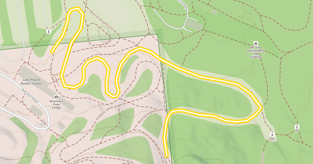 Map preview of World Cup Trails